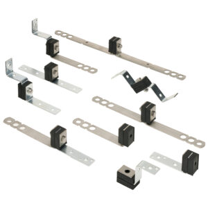 Acoustic wall ties for sound isolation