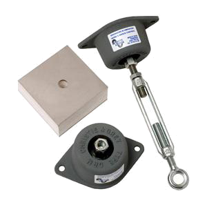 Captive rubber mountings and hangers CRM2/CRM3